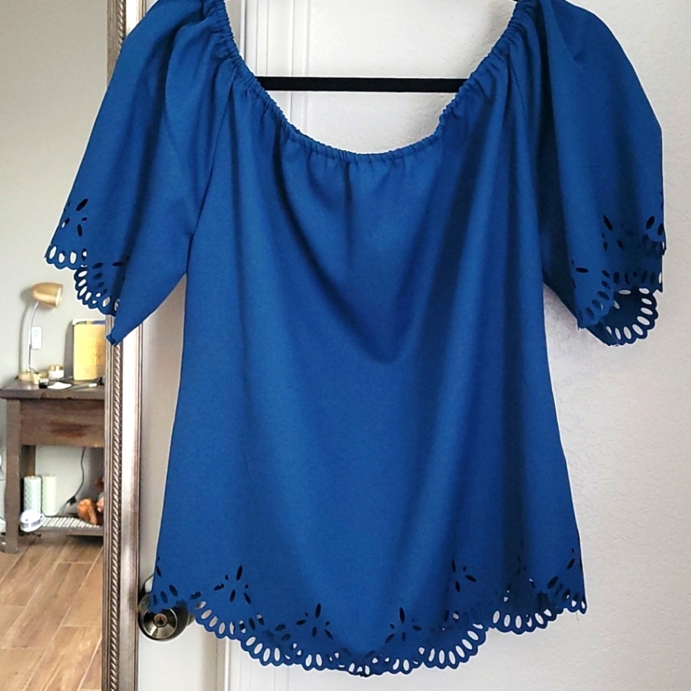 Off the shoulder blouse